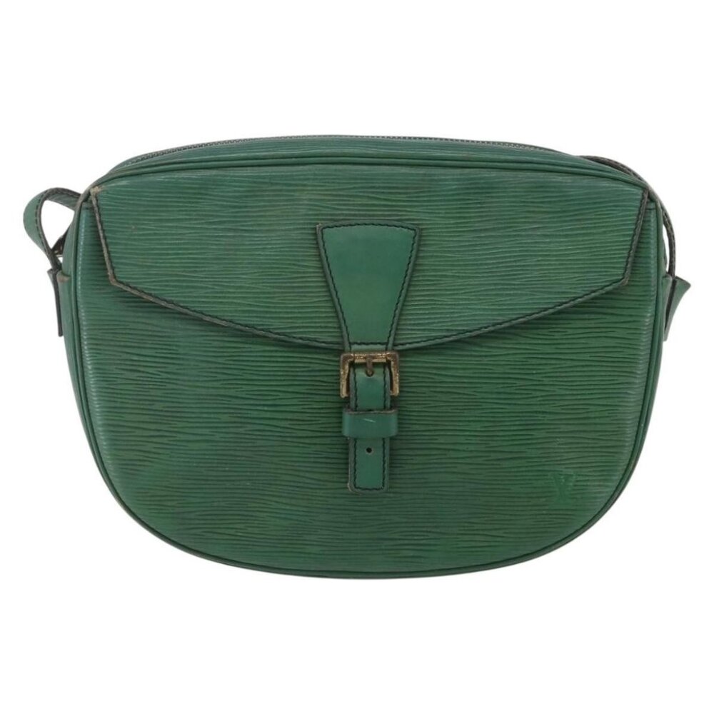 Authentic LOUIS VUITTON Epi Jeune Fille MM Shoulder Bag Green M52154 LV - Picture 5 of 16
